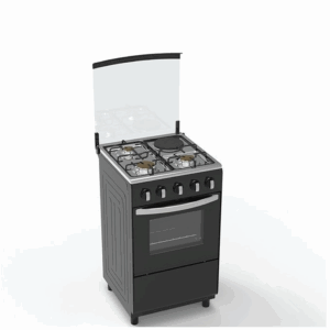 Aeon 3 Burner, 1 Electric 50 x 50 Gas Cooker - Black